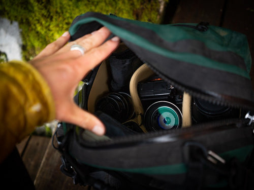 Sagebrush Dry green camera bag